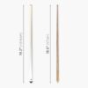 Jonny 8 Ball white Junior 2 Pc Ash Pool Or Snooker Cue