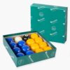 Aramith Blue Yellow w Black 8 Ball