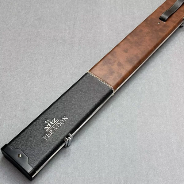 Peradon Halo Plus One Piece Extra Wide Cue Case Limited Edition - Opposite Brown
