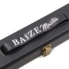 Baize Master Black And White Interior Black Cue Case With Plastic Ends