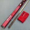 Blackball Tables 8 Ball Break Cue with Bullet Tip Fitted and 1 Piece Red Aluminium Case Bundle