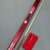 Blackball Tables 8 Ball Break Cue with Bullet Tip Fitted and 1 Piece Red Aluminium Case Bundle