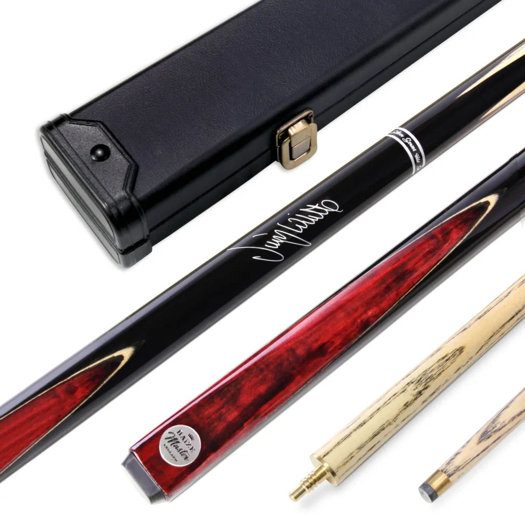 Baize Master Jimmy White Red Conquest Piece Snooker Pool Cue And Case Set On Cue World