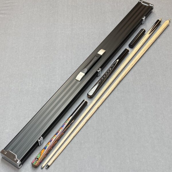 Taylor Made Bundle - Crushed Harlequin Playing Cue, Breaking Cue And Case Set