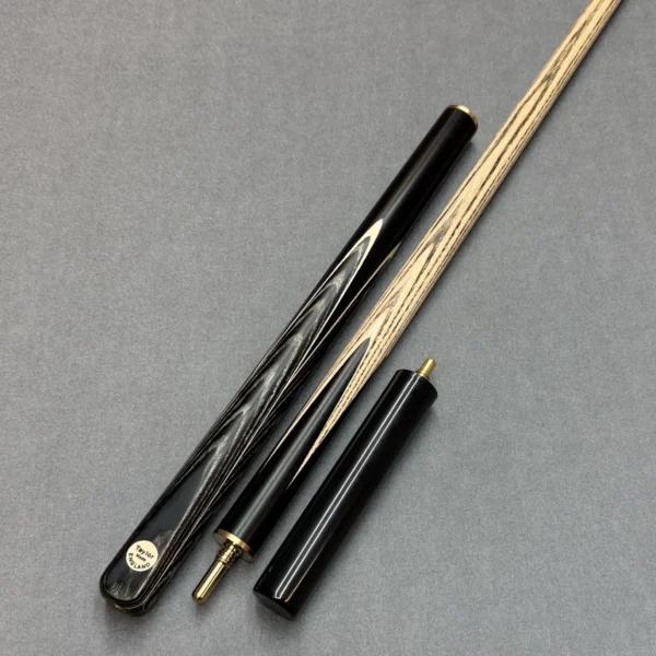 Taylor Made Crushed Grey 3/4 Jointed Ash Snooker Cue - Hand Finished in The UK
