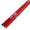 OCW 1pc Red Wide Aluminium Cue Case - Holds 2 Cues