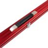 OCW 1pc Red Wide Aluminium Cue Case - Holds 2 Cues