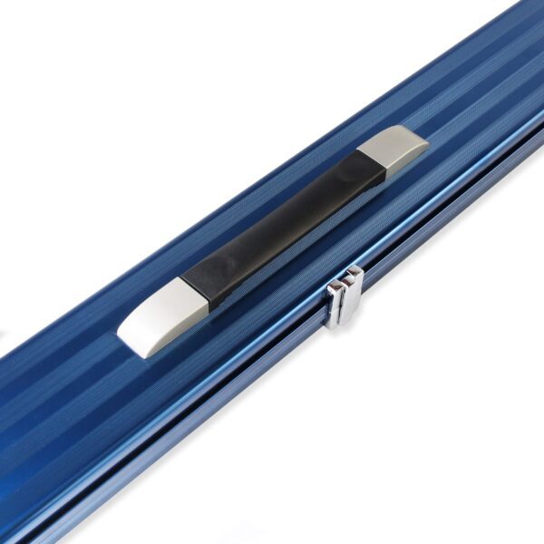 OCW 1pc Blue Extra Wide Aluminium Cue Case - Holds 3 Cues