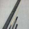 Taylor Made Crushed Dark Red 3/4 Jointed Ash Pool Cue And Case Set