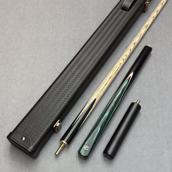 Taylor Made Crushed Green 3/4 Jointed Ash Pool Cue And Case Set