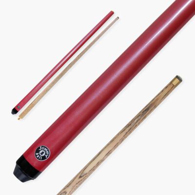 Jonny 8 Ball Raspberry Junior 2 Pc Ash Pool Or Snooker Cue