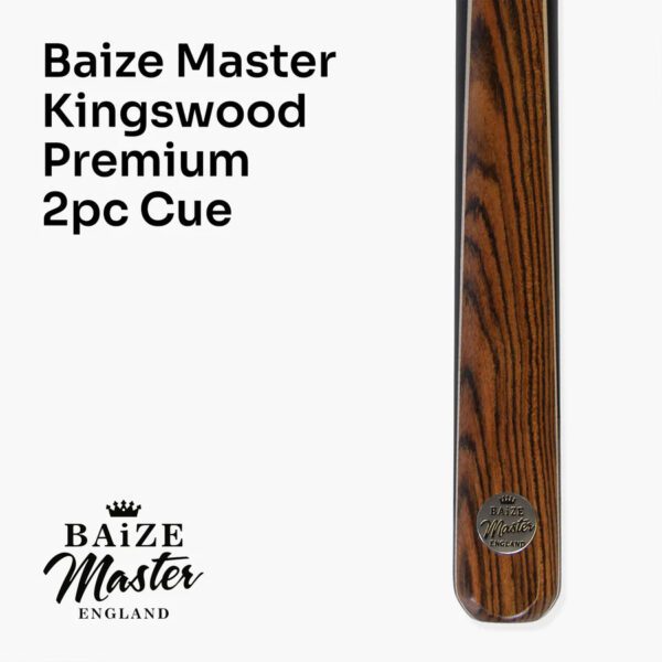 Baize Master Kingswood 57" 2 Piece Snooker Pool Cue and Case Set 9.5mm