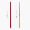 Jonny 8 Ball Raspberry Junior 2 Pc Ash Pool Or Snooker Cue