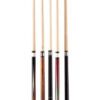 a group of cue sticks