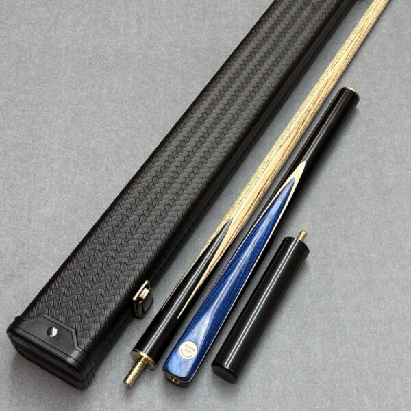 Falcon Blue 3/4 Jointed Ash Snooker Cue And Case Set