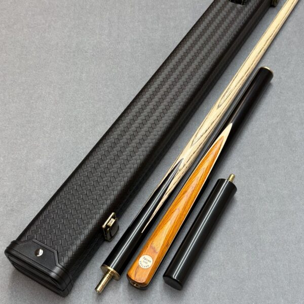 Falcon Orange 3/4 Jointed Ash Snooker Cue And Case Set