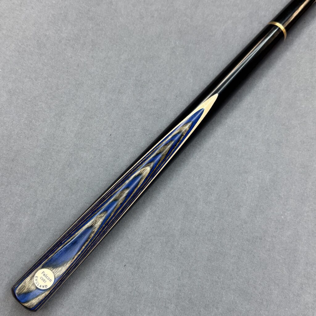 Falcon Crushed Blue And Grey Jointed Ash Snooker Cue Mini Butt