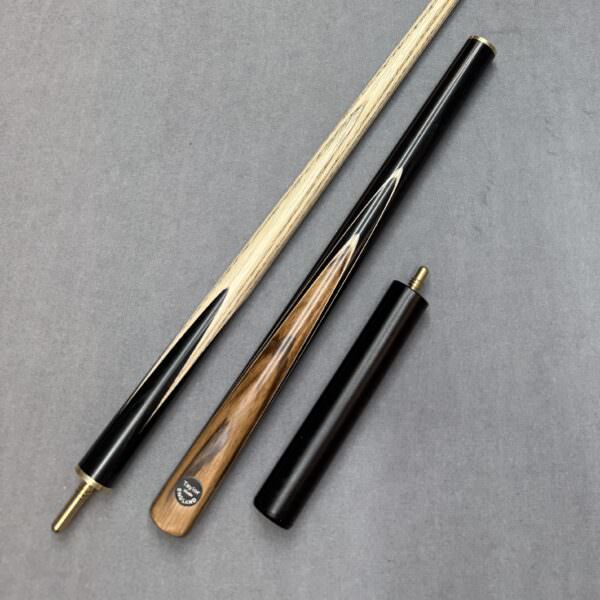 Taylor Made 58" 3/4 Jointed Ash Pool Cue 8.5mm Tip + Mini Butt - Bocote + Ebony Veneer
