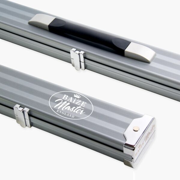 Baize Master GREY 3/4 PRO LINE Aluminium Snooker Pool Cue Case
