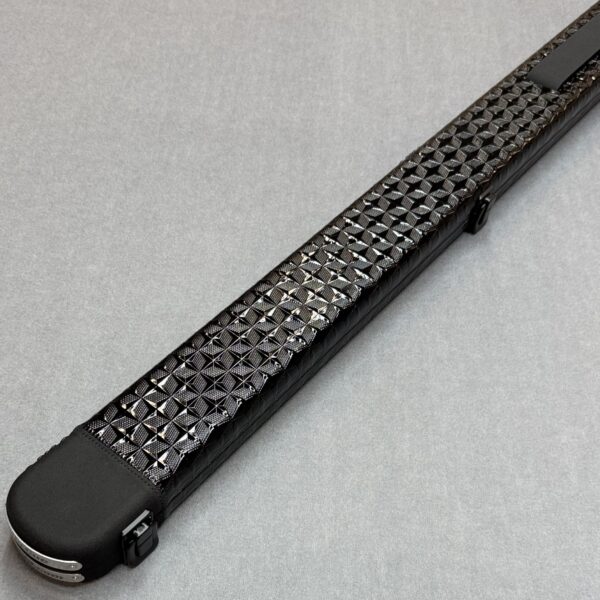 OCW Infinity One Piece Wide Snooker And Pool Cue Case - Bespoke Black Embossed